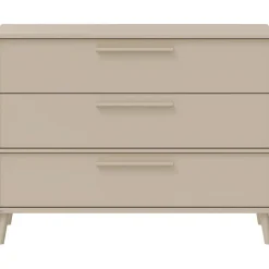 Paidi Wickelkommode EEFJE in Beige, 3 Schubladen mit Soft-Close, verschiedene Ausführungen, langlebige Kommode, geprüfte Sicherheit, Wickeltisch aus Holz beige|braun 124 cm x 93 cm x 57 cm