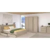 Parisot Schlafzimmer 4-teilig "Escale 21 140x200 Japanische-Eiche