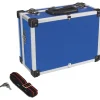 Perel Werkzeugkoffer Aluminium 11,4 l blau 320 x 230 x 150 mm