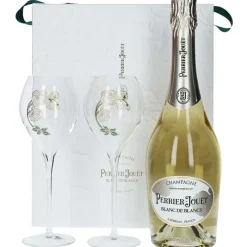 Perrier-Jouët Blanc de Blancs Geschenkset 2 Gläser