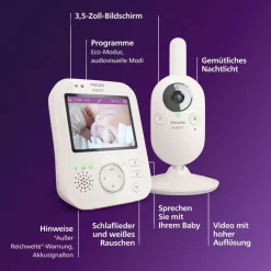 Philips Babyphone mit Kamera Premium SCD891/26