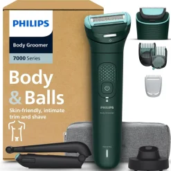 Philips Body Groomer 7000 Series - 2D-Flex-Scherkopf und duales Trimm-/Rasiersystem - BG7485/30