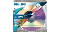 Philips CD-RW 700MB 12x 5er Jewelcase