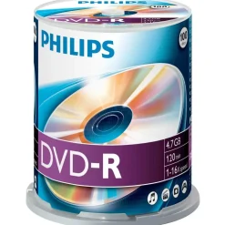 Philips DVD-R 4,7GB 16x 100er Spindel