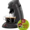 Philips Senseo Original Eco HD6552/39 Kaschmirgrau inkl. 2 Gläser und 24 Pads