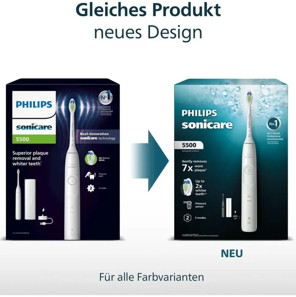 Philips Sonicare 5500 HX7110/02 weiß