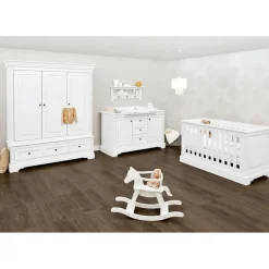 Pinolino Kinderzimmer Emilia extrabreit groß 3-tlg. weiß