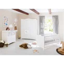 Pinolino Kinderzimmer Florentina breit 3-tlg. weiß