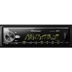Pioneer MVH-X580DAB-AN inkl. DAB-Antenne, 1-DIN-Autoradio mit DAB+, RGB, deutsche Menüführung, Bluetooth, USB, AUX-Eingang, iPod/iPhone-Direktsteuerung, Freisprecheinrichtung, Smart Sync