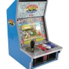 plaion Evercade Alpha Street Fighter Bartop Arcade Blau + 6 Spiele