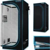 plantigrow Growbox Indoor Gewächshaus 80 x 80 x 180 cm Schwarz