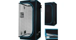 plantigrow Growbox Indoor Gewächshaus 80 x 80 x 180 cm Schwarz