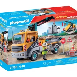 Playmobil Action Baustellen-LKW mit Kran 71750