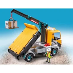 Playmobil Action Baustellen-LKW mit Kran 71750