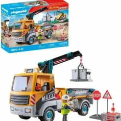 Playmobil Action Baustellen-LKW mit Kran 71750