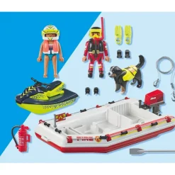 Playmobil Action Feuerwehrboot mit Aqua Scooter 71464