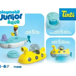Playmobil 1.2.3 AQUA & Tinti Buntes U-Boot 71440