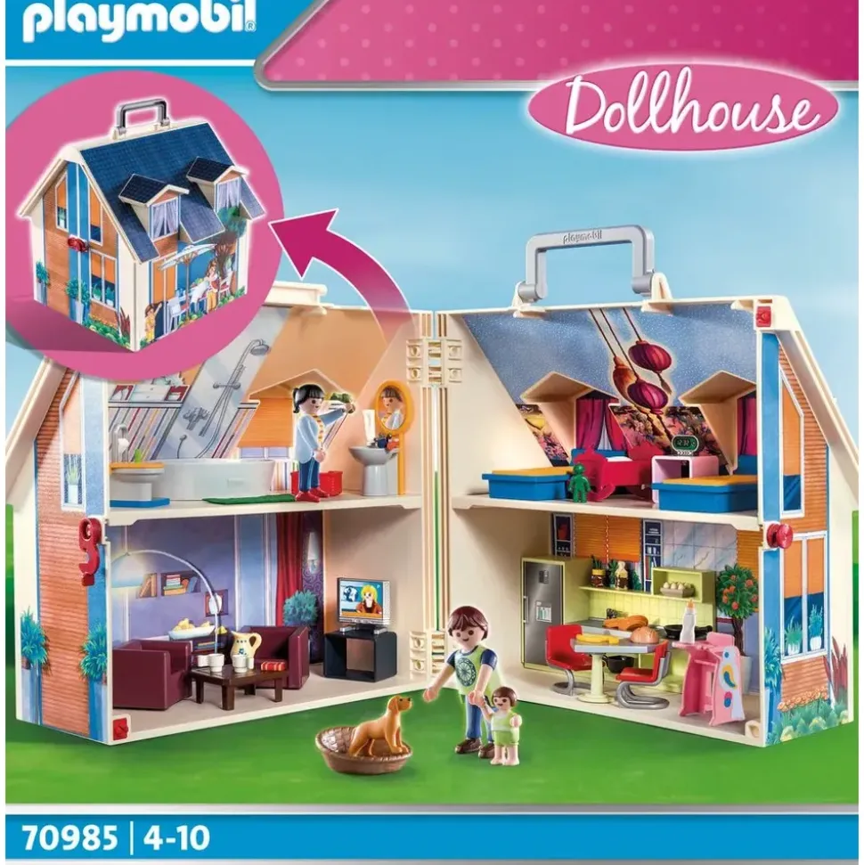 Playmobil Dollhouse Mitnehm-Puppenhaus 70985