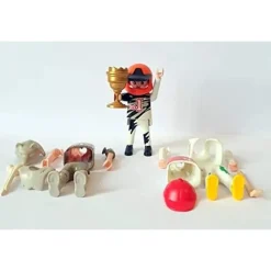 Playmobil Figures Multi-Set 3 in 1 Rennfahrer, Steinzeitmensch, Maler 9854