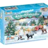 Playmobil Horses of Waterfall - Adventskalender Pferde: Weihnachtliche Schlittenfahrt