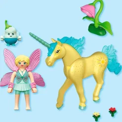 Playmobil Magic Unicorns Sammeleinhorn Sonnenscheinblüte mit Fee 71842