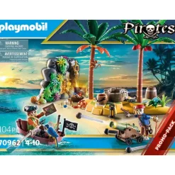 Playmobil Pirates Piratenschatzinsel mit Skelett 70962
