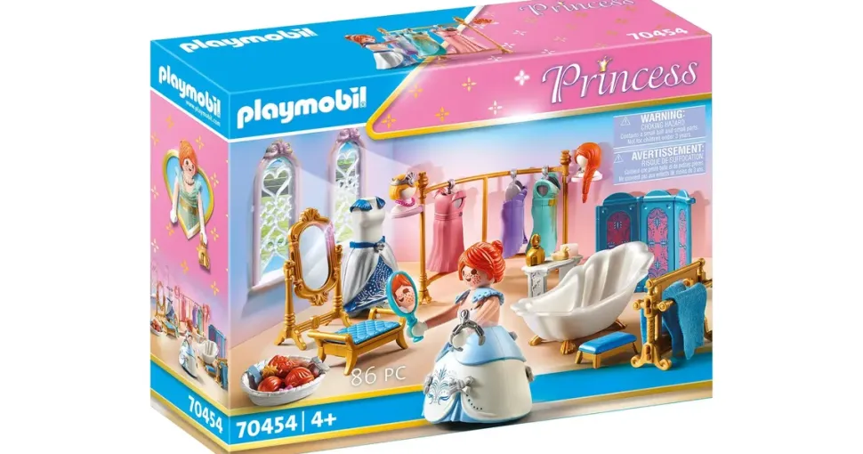 Playmobil Princess Ankleidezimmer mit Badewanne 70454