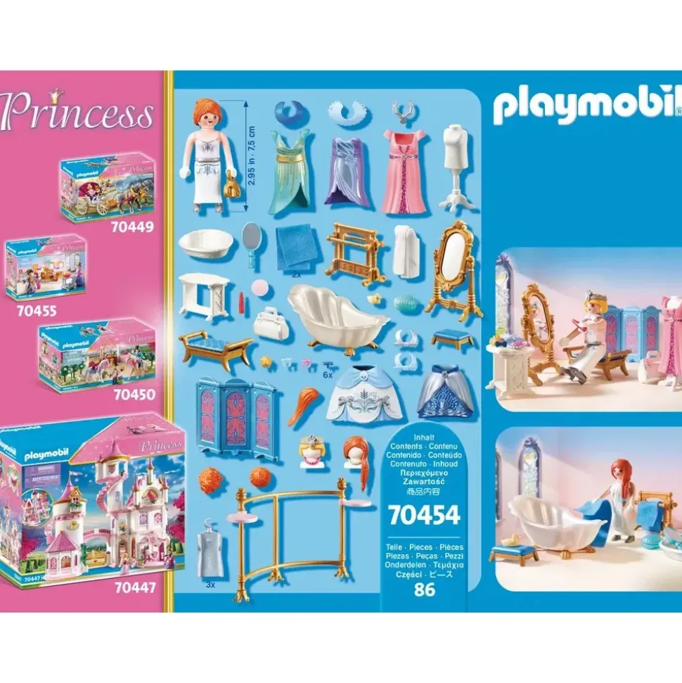 Playmobil Princess Ankleidezimmer mit Badewanne 70454