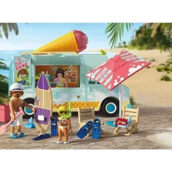 Playmobil Vacation on The Beach Ice Cream Truck mit Surfshop 71904