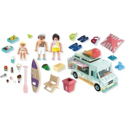 Playmobil Vacation on The Beach Ice Cream Truck mit Surfshop 71904