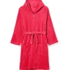 Playshoes Fleece-Bademantel uni in pink, 110/116
