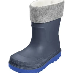 Playshoes Gummistiefel gefüttert Marine Socke 20