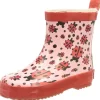 Playshoes Halbschaft-Gummistiefel Käfer Rosa 22