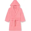 Playshoes Unisex Kinder Frottee-Bademantel Morgenmantel, Koralle, 122/128