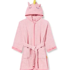 Playshoes Unisex Kinder Frottee-bademantel Morgenmantel, Einhorn,