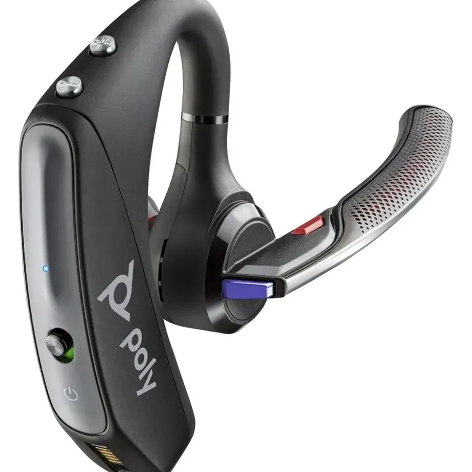 plt Voyager 5200 Office Headset Ohrstöpsel über dem Ohr angebracht Bluetooth kabellos NFC