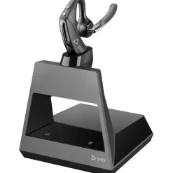 Poly HP Poly Voyager5200 Office In Ear Headset Bluetooth®, Kabellos Schwarz mit Bluetooth® Basisstation