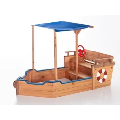POWERTEC Garden Sandkasten Schiffsoptik