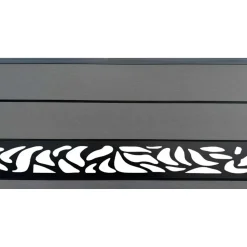 prestige home living outdoor WPC-Sichtschutzzaun 9,1 x 1,9 m Grau