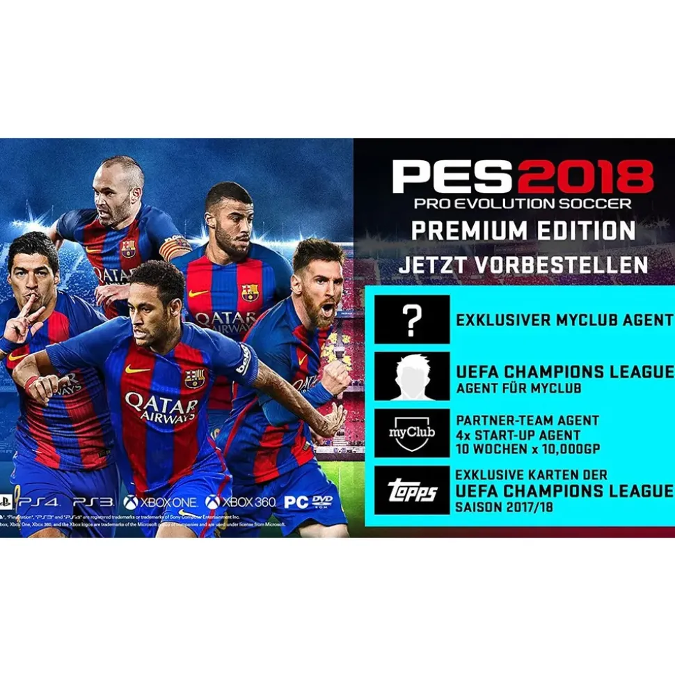Pro Evolution Soccer 2018 - Premium Edition (PC)