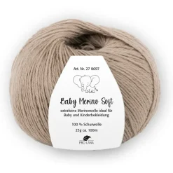 Pro Lana Häkelwolle Baby Merino Soft Beige 25 g