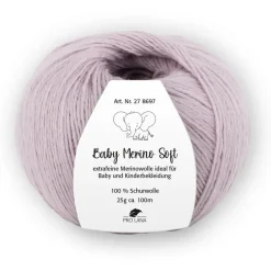Pro Lana Wolle Baby Merino Soft Grau 100 m