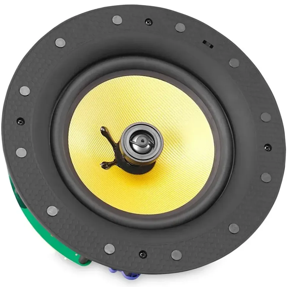 Pronomic CLS-540 WH High-End Gewebe Einbaulautsprecher (2-Wege Decken-Lautsprecher Box, 5,25"/133 mm Woofer, 0,75"/19 mm Tweeter, 40/80/160 Watt