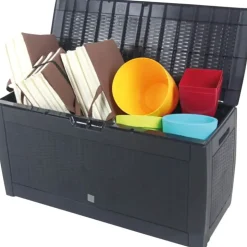 Prosperplast Aufbewahrungsbox Rato 119 x 48 x 60 cm 6-tlg. anthrazit