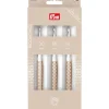 Prym 218595 Wollhäkelnadel-Set, prym.ergonomics, taupe, 3/4/5 mm