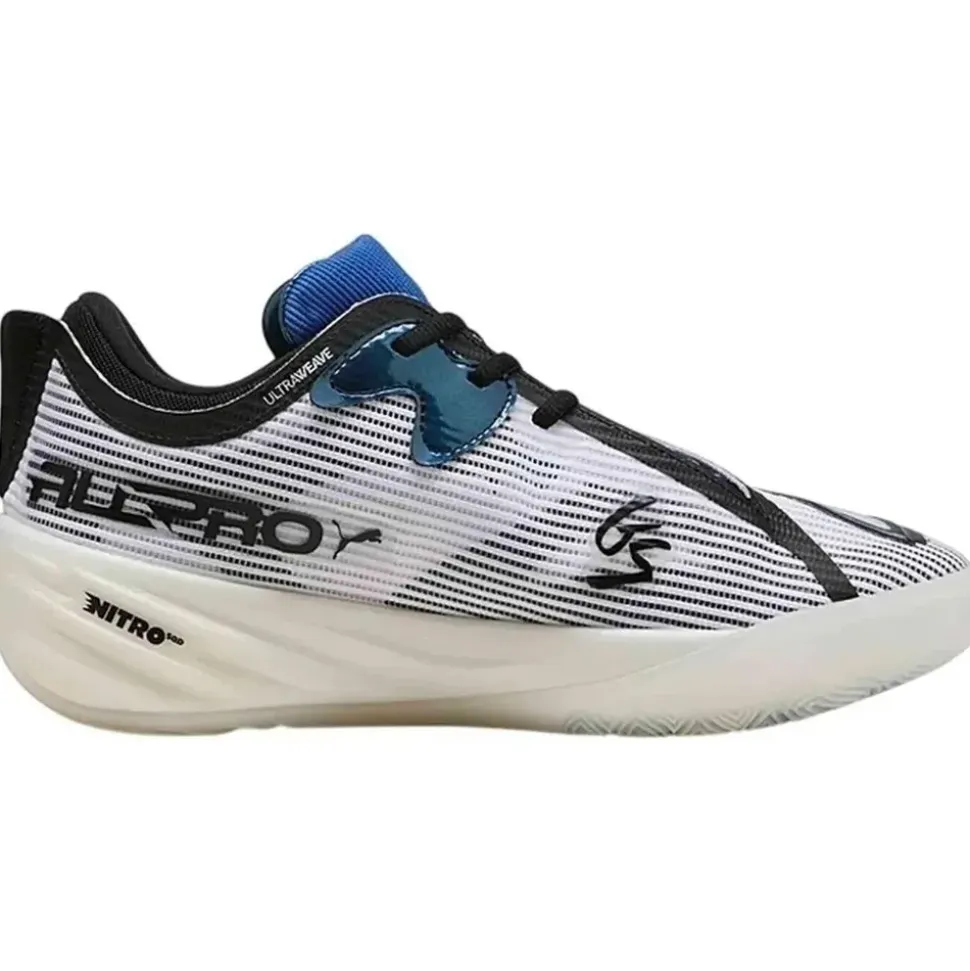 Puma All-Pro NITRO 2 Shammgod Basketballschuhe, weiß, Größe 44 1⁄2 -