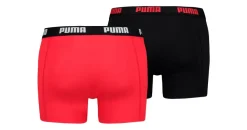 Puma Basic Boxershort red/black XXL 2er Pack