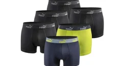 Puma Boxershorts 6er Pack black/blue/green M