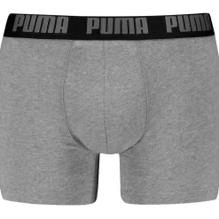 Puma Boxershorts 6er Pack Grau / Rot / Schwarz XXL
