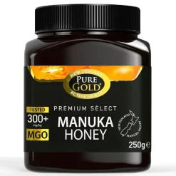 Pure Gold Premium Manuka-Honig, MGO-Gehalt 300 mg + 250g